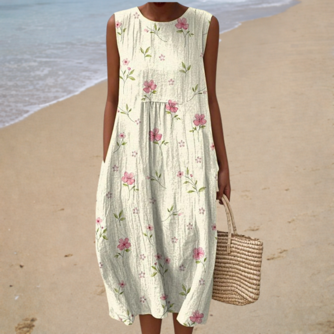 Alice – Delicate Floral Midi Dress