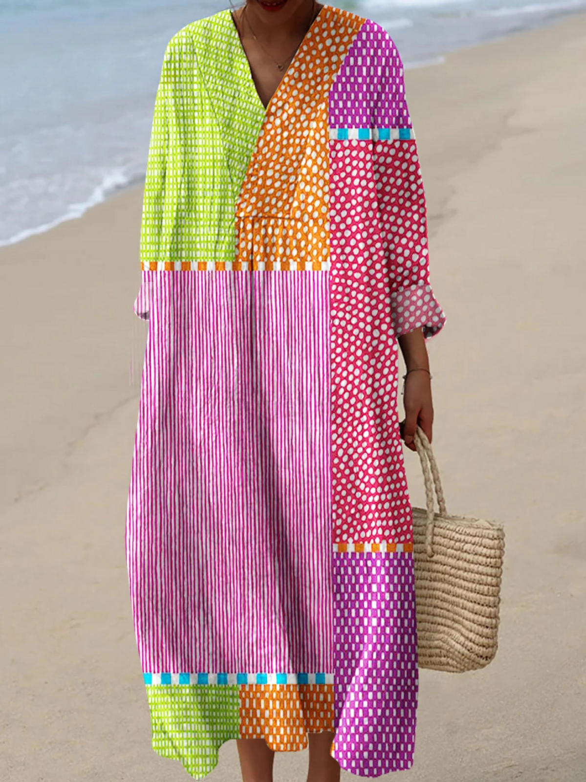 Bianca | Breezy Summer Dress with Long Sleeves