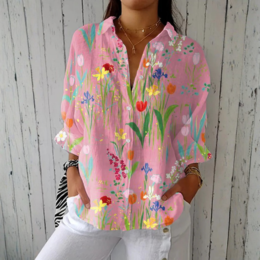 Clara™ | Spring Garden Blouse