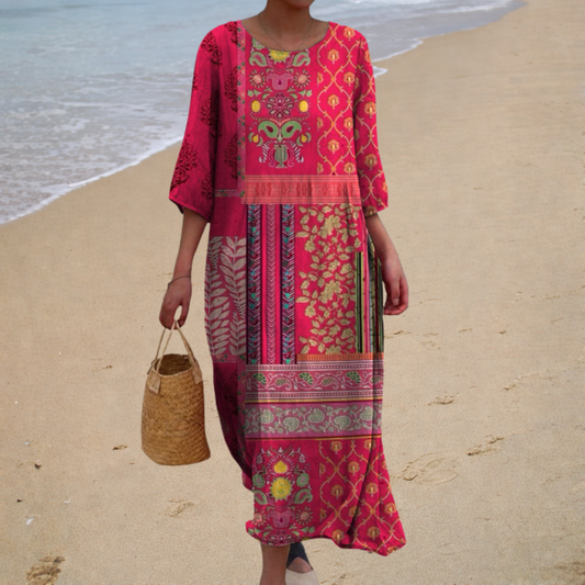 Sienna – Bohemian Flowy Maxi Dress