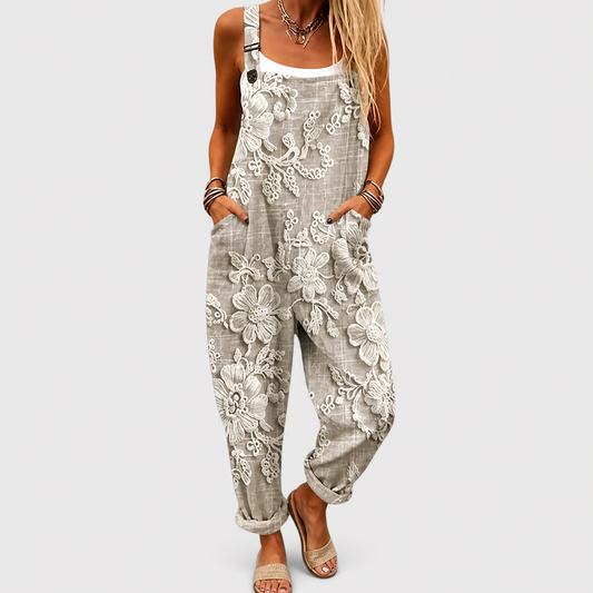Ivy™ | Botanical Print Jumpsuit