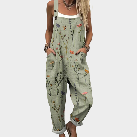 Olive™ | Botanical Print Jumpsuit