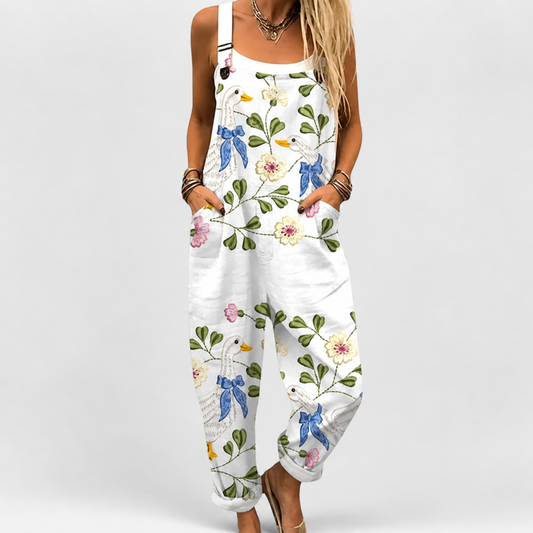 Elsie™ | Colourful Botanical Jumpsuit