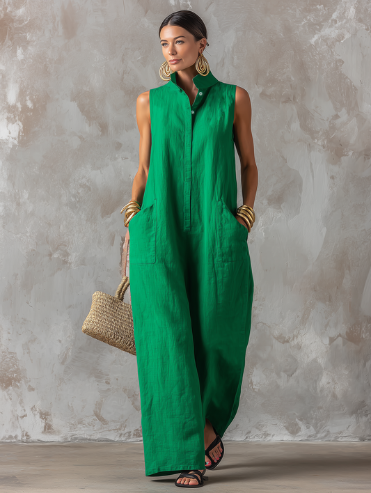 Jerline | Sleeveless Jumpsuit