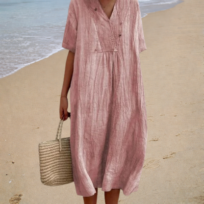 Emily – Relaxed Blue Summer Dress