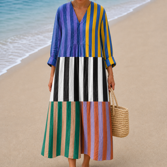Georgia – Colour Block Summer Dress