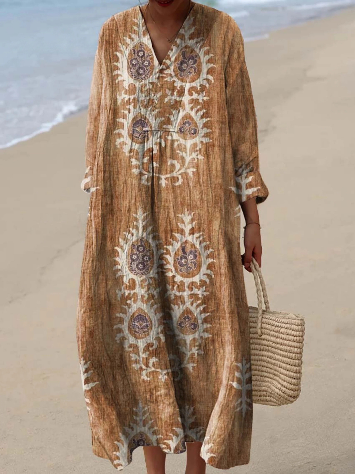 Karina | Breezy Summer Dress with Long Sleeves
