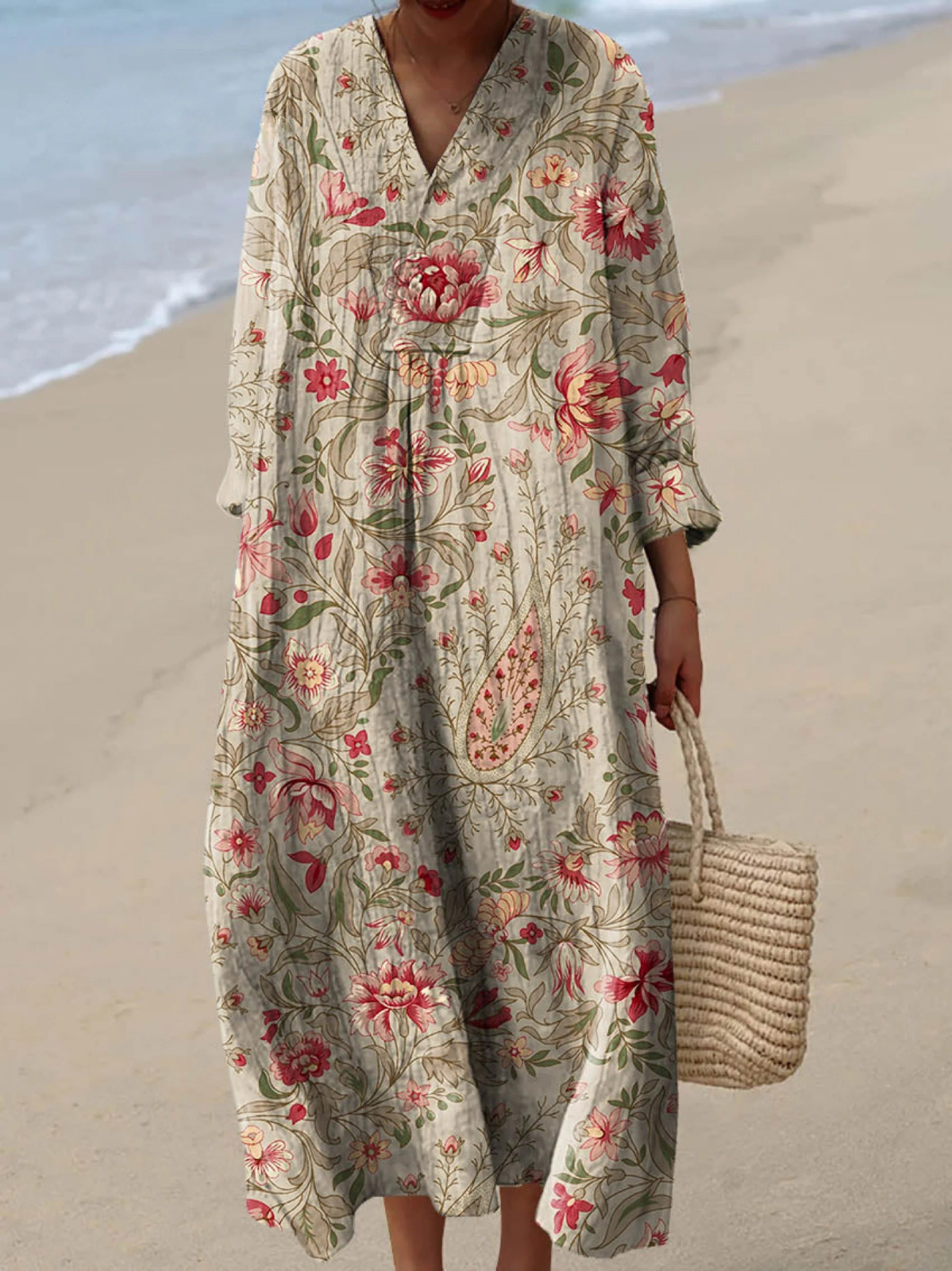 Soraya | Breezy Summer Dress with Long Sleeves