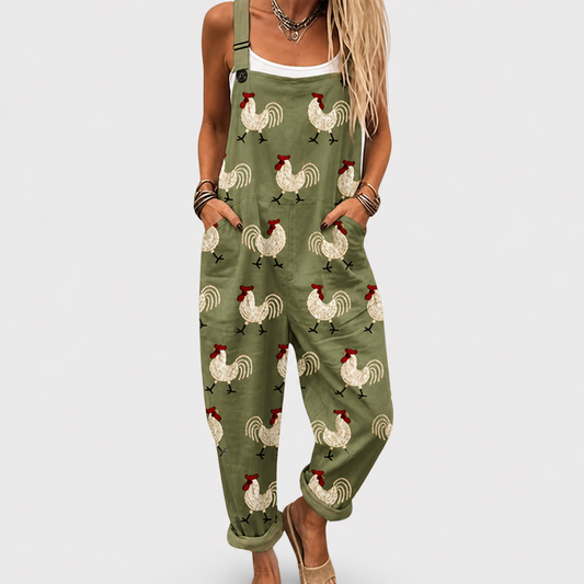 Comfortable Printed Jumpsuit