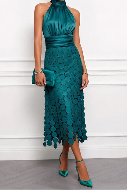 Celine | Elegant Midi Dress for Ceremonies