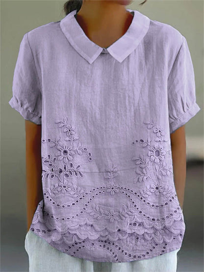 Bea Floral Embroidered Shirt
