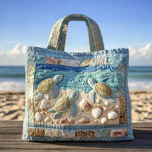 Sack Artisanal Matelassé - Sea Turtle