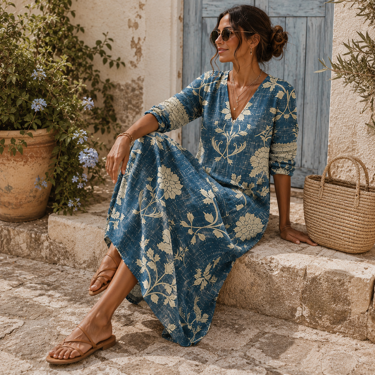 Willow | Botanical Maxi Dress