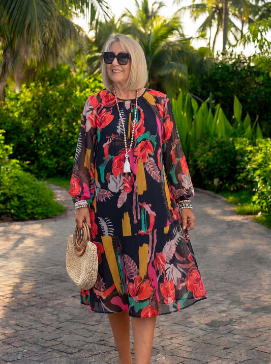 Florida | Elegant Floral Dress