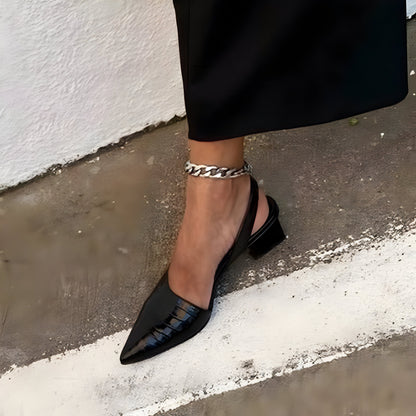 Wynn Wide Toe Heeled Shoes
