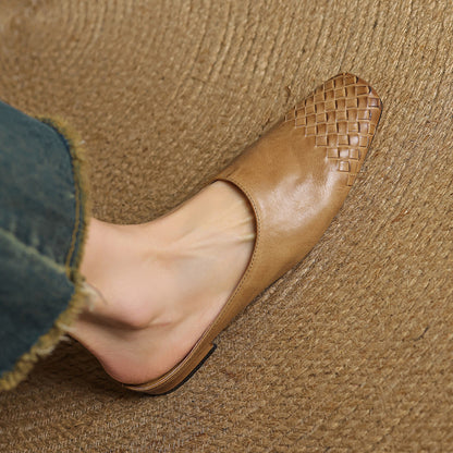 Genuine Leather Mules