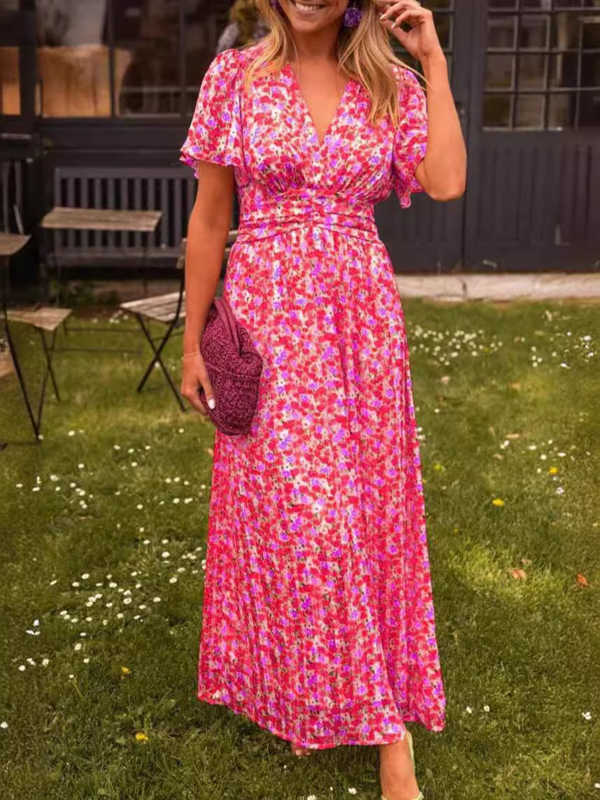 Elis | Long Floral Dress