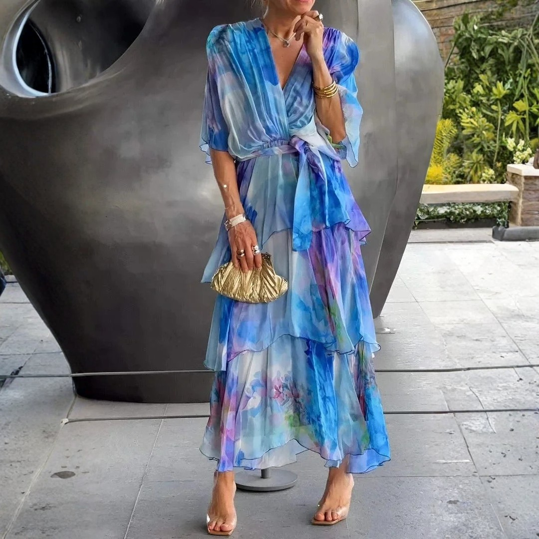 Casar | Elegant Chiffon Dress