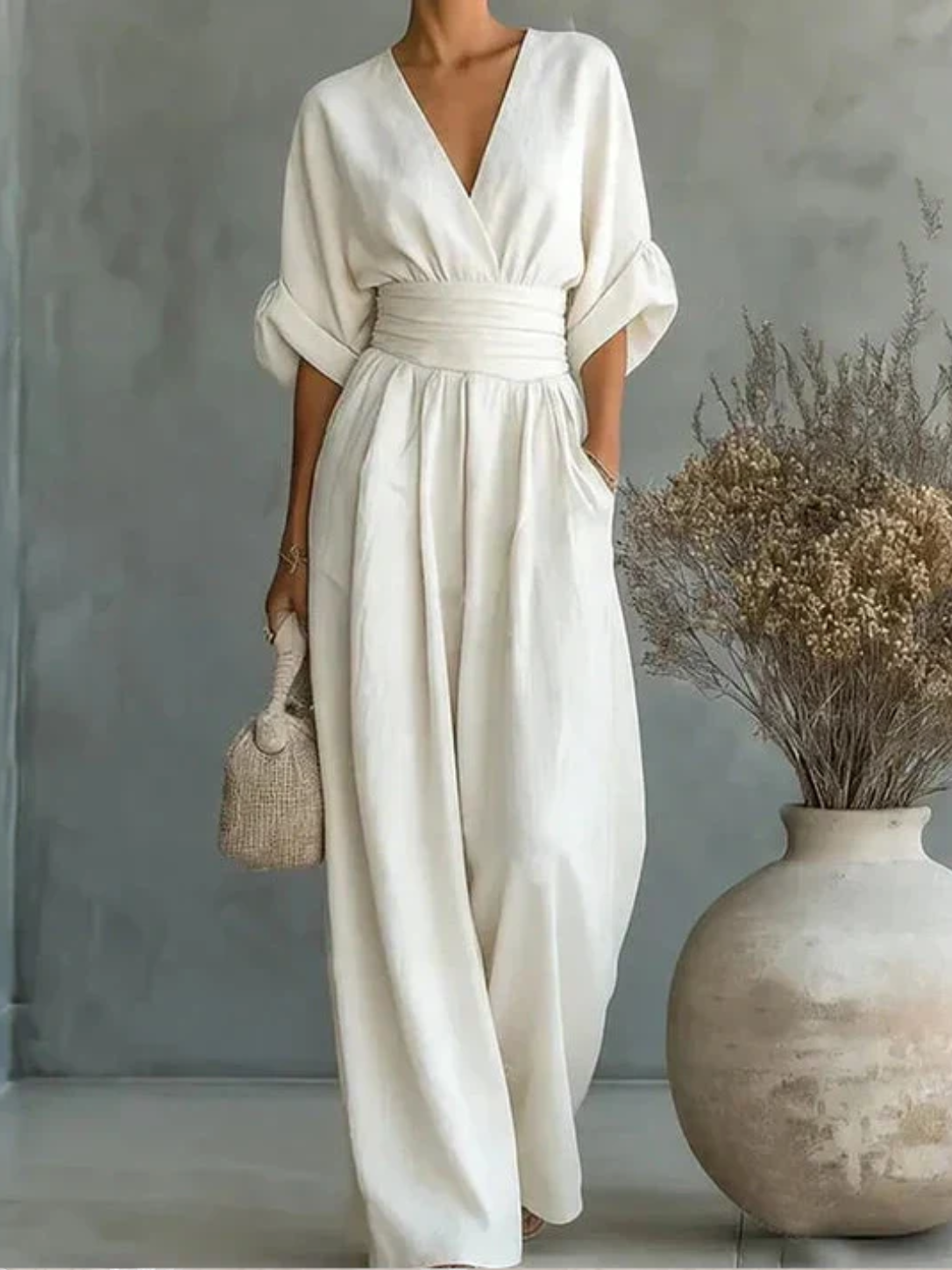Chiara | Flowing Printed Jumpsuit