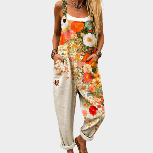 Flora™ | Vibrant Floral Jumpsuit