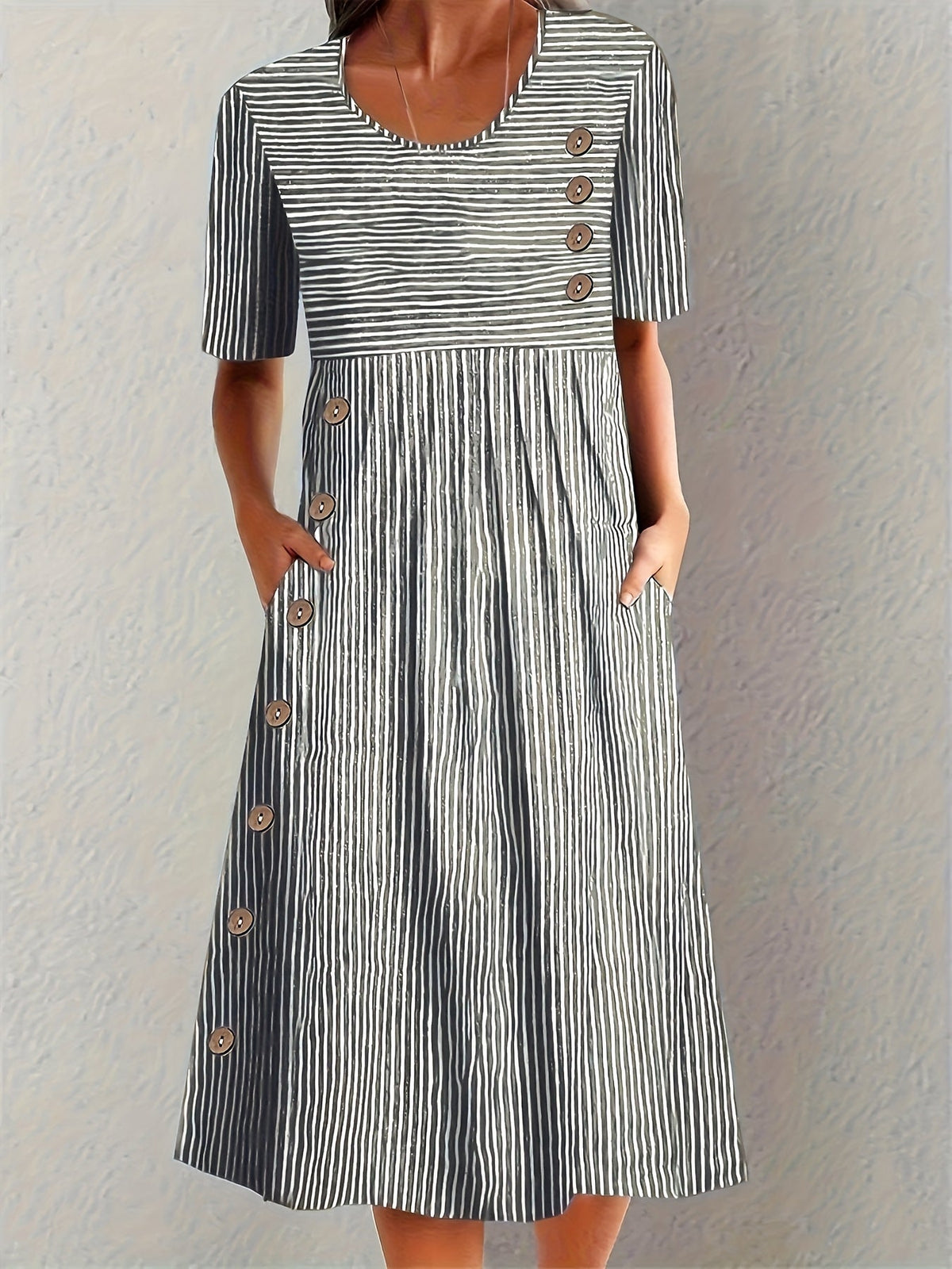 Sofia | Striped Summer Dress