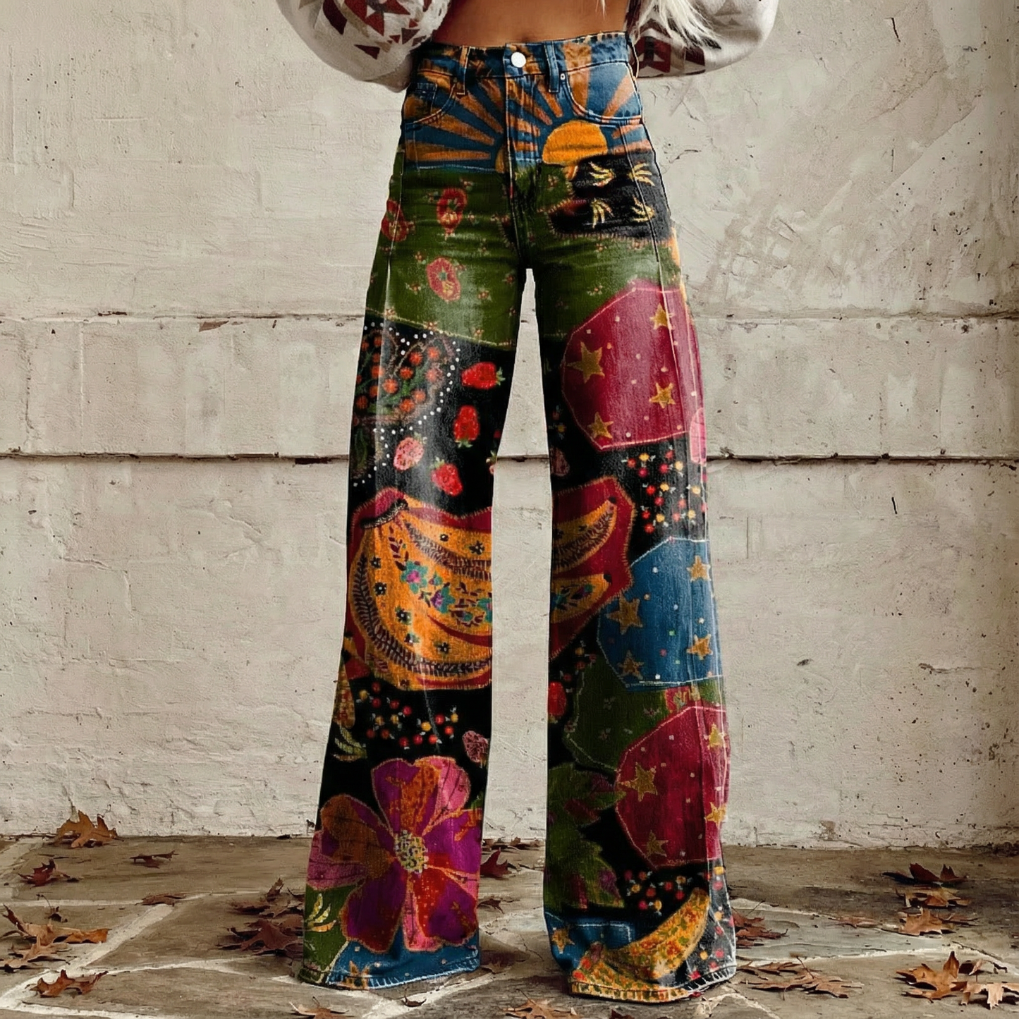 Siena™ - Pantalons Vintage Boho Quotidiens
