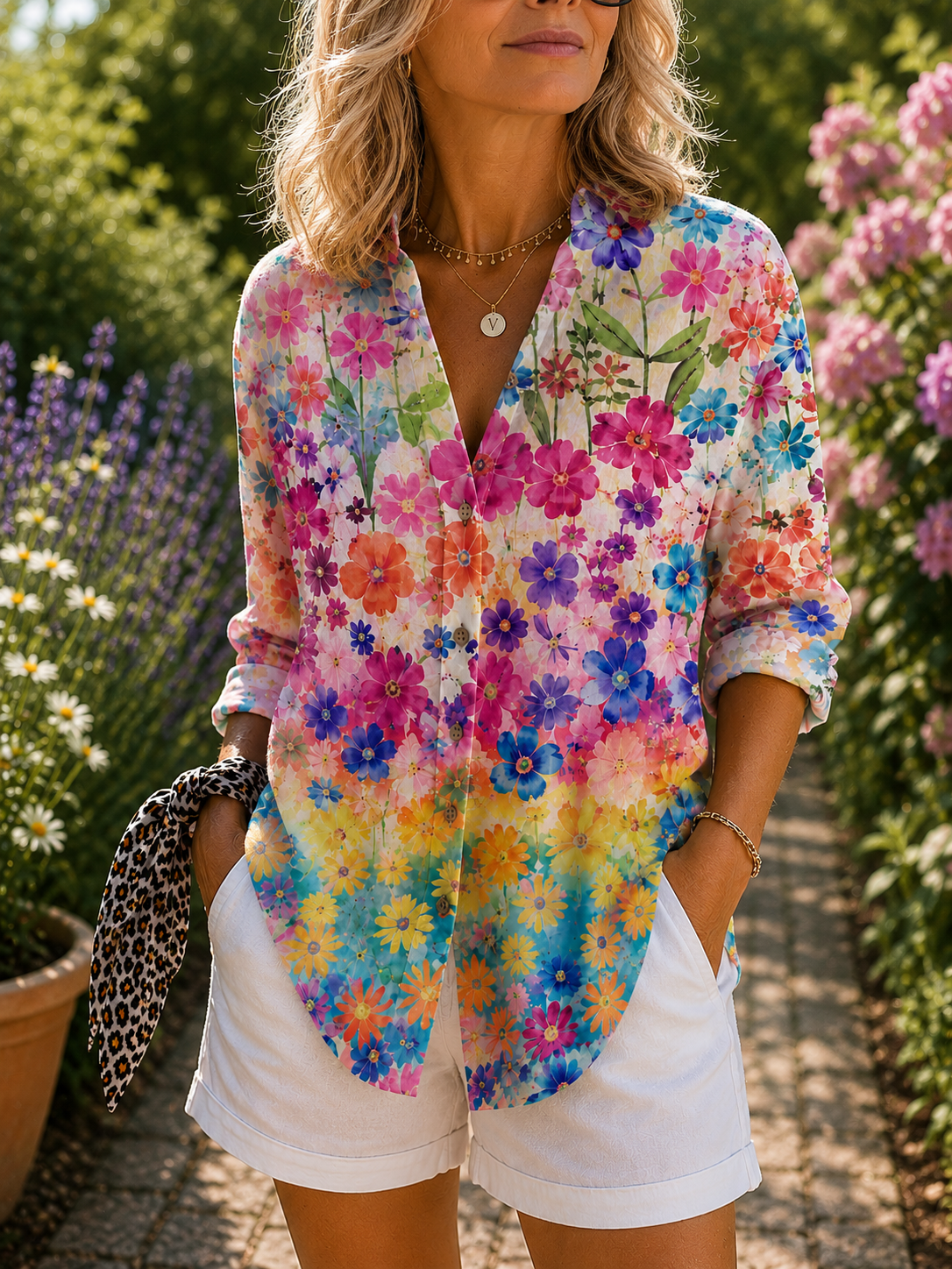 Victoria | Vibrant Artistic Blouse