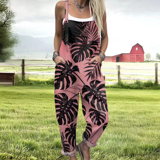 Black Palm Overalls