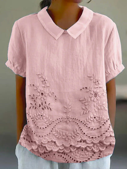 Bea Floral Embroidered Shirt