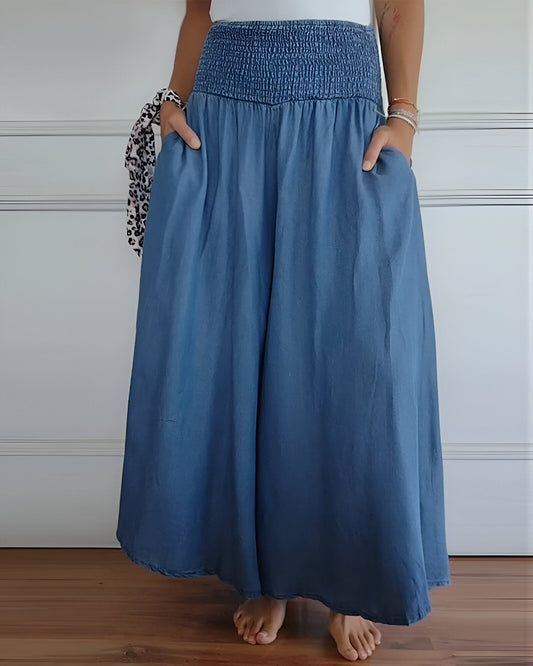 Lightweight Printed Skirt
