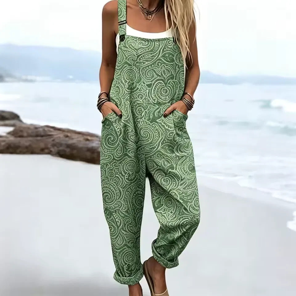 Fern Boho Overalls